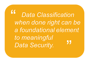 Data classification impact